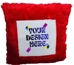 red fearher coushions